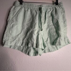 J. Crew Mint Green Women's Shorts w/drawstring waist. Sz S.
